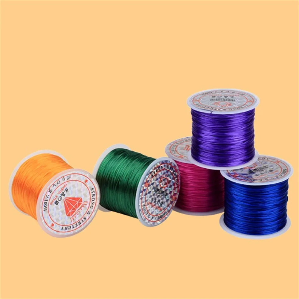 33 Color Crystal Line 33 Colors. Crystal Clear Elastic Thread Jewelry Accessories And Components Elastic Line Buddha Beads 0.5mm
