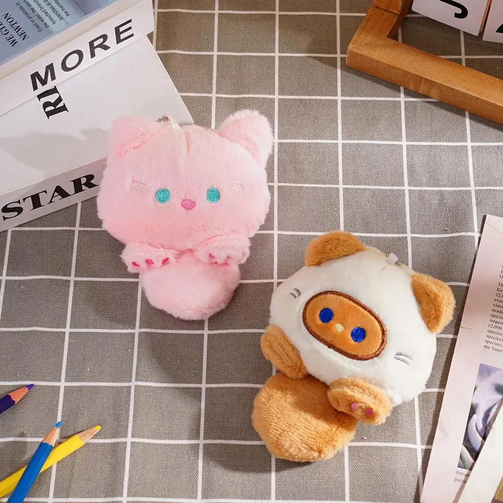 พวงกุญแจหางแมวยาวแฟชั่น ตุ๊กตาแมวน่ารัก พวงกุญแจตุ๊กตาแมวสีสันสดใส ตุ๊กตาแมวนุ่มนิ่มน่ารัก