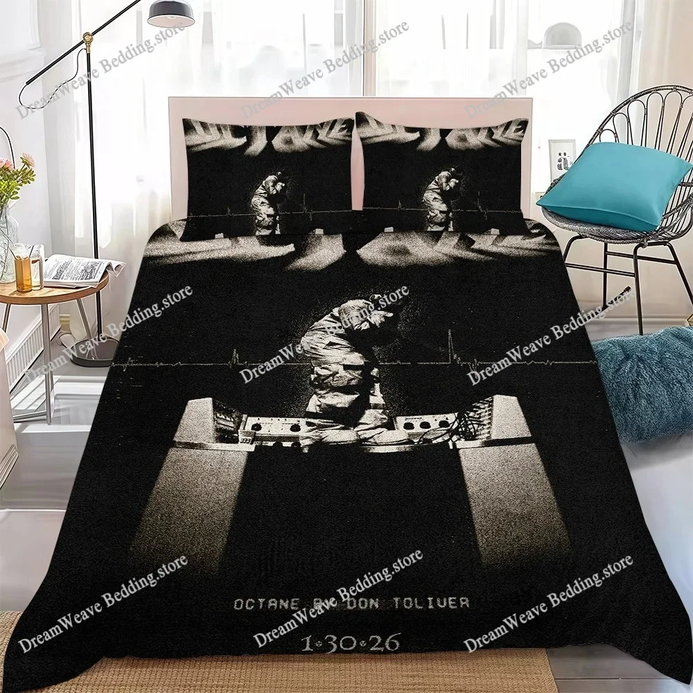 Don Toliver OCTANE Duvet Cover Set Home Style Bedding Soft Laundry Cotton Bed Student Dormitory Gift