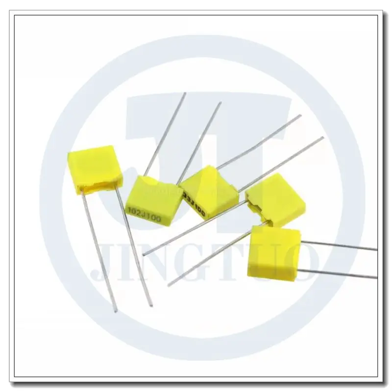 Correction Capacitor 102J100V 1nF 100V102J 0.001UF Lead Pitch 5mm Polypropylene Safety Plastic Film Capacitance