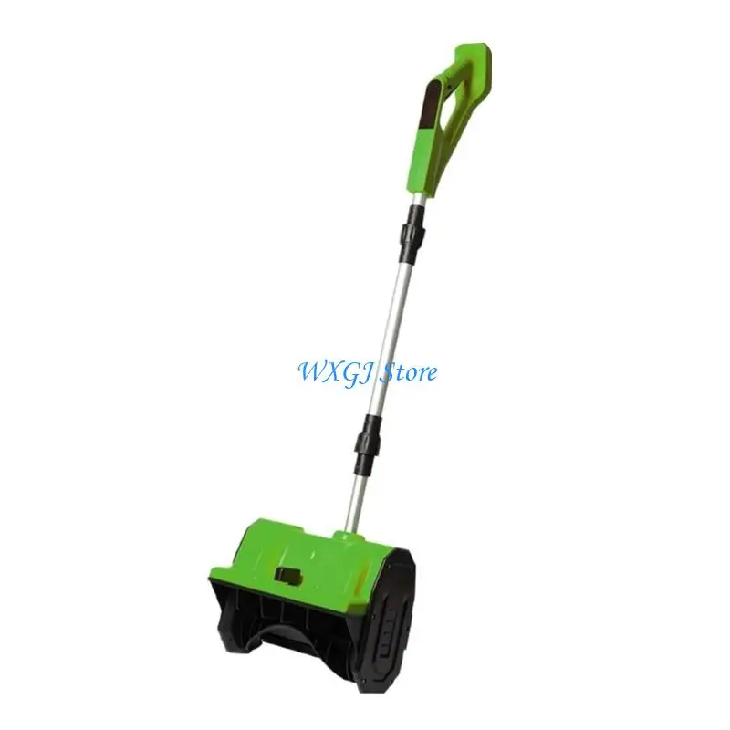 37JE مجرفة ثلج كهربائية لاسلكية تعمل بالدفع اليدوي وخفيفة الوزن ABS أداة شتوية قوية