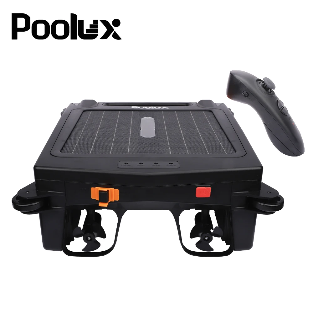 Robotic Vacuum Cordless Swimming Pool Surface Cleaner with Automatic Tablets Suction Solar Rechargeable Robot Cleaner