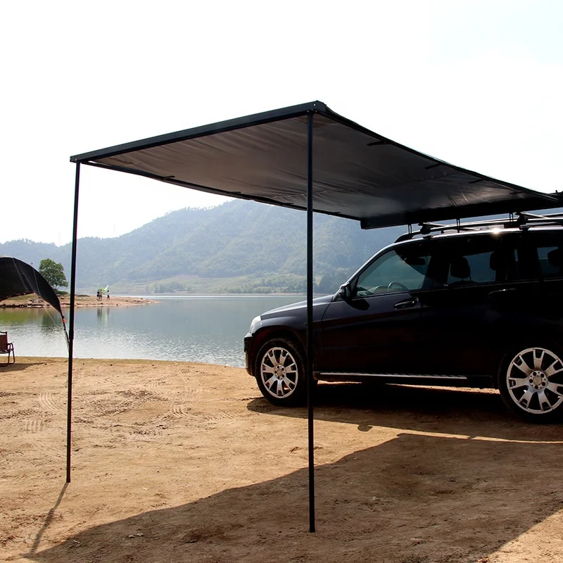 

Modification Hot Sale Aluminium Retractable Side Awning With Light Car Side Tent 4wd Awning for Truck
