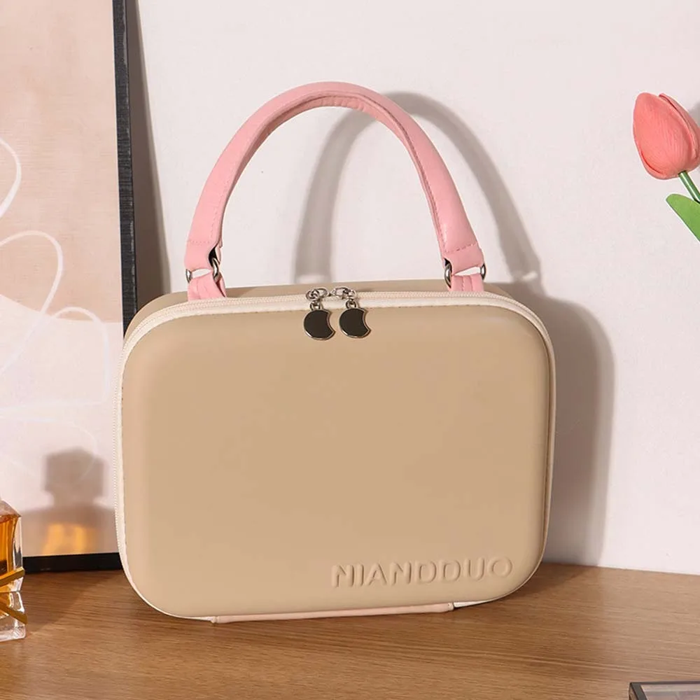 

Dopamine Color Cosmetic Bag Suitcase Large Capacity Anti-Splash Water Handheld Makeup Bag Portable EVA Portable Cosmetic Case