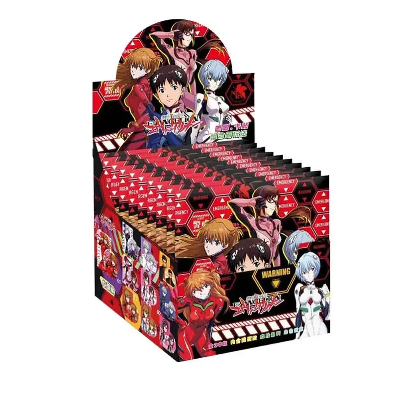 Neon Genesis Evangelion 75mm Double Flash Abzeichen Blind Box Anime Asuka Rei Runde Brosche Pin Sammelkarten-Set Geschenk – Detail 2