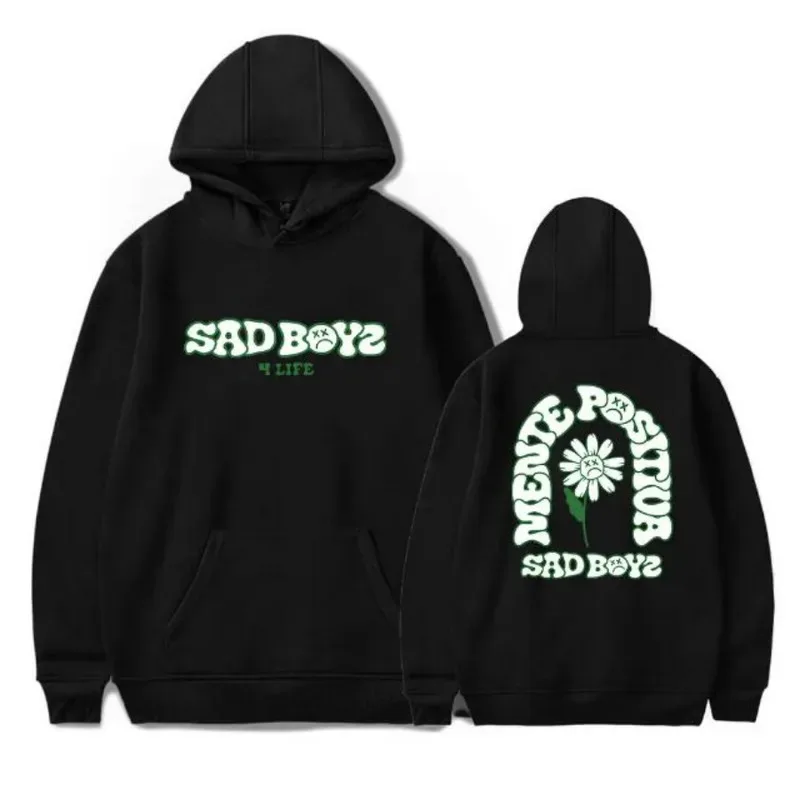 dd12Rapper جونيور H Sad Boyz Tour 2023 المتضخم النساء/الرجال هوديي البلوز الشارع الشهير الهيب هوب البلوز مقنعين سترة ملابس خارجية #6