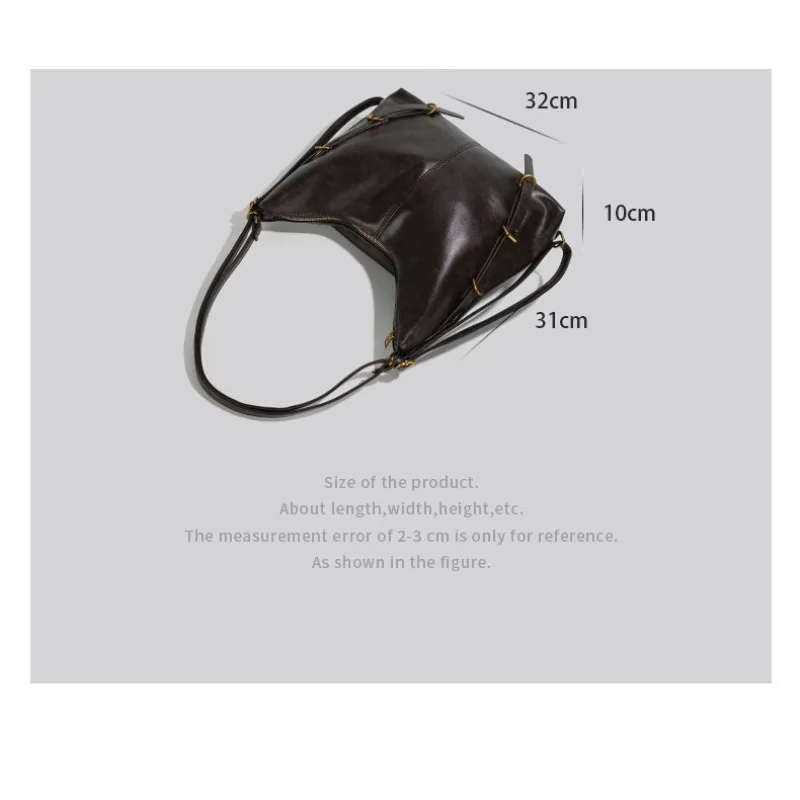CEEKAY Vintage Hobo Bag for Women | Retro Leather Shoulder Bag with Multi-Strap Design versatile crossbody