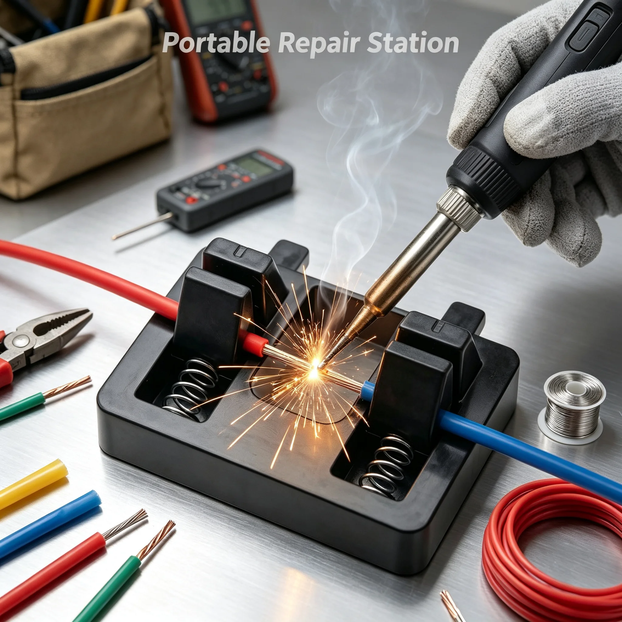 Electric Wire Welding Fixture Adjustable Suction Bracket Welding Table Clamp Motherboard Soldering Electronic Repair Wiring Tool