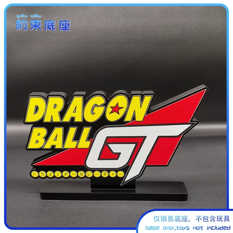 5cm nuove figure di Anime decorazioni per Stand in acrilico Dragon Ball LOGO Base Super Saiyan Stand up tabellone modello giocattoli regalo