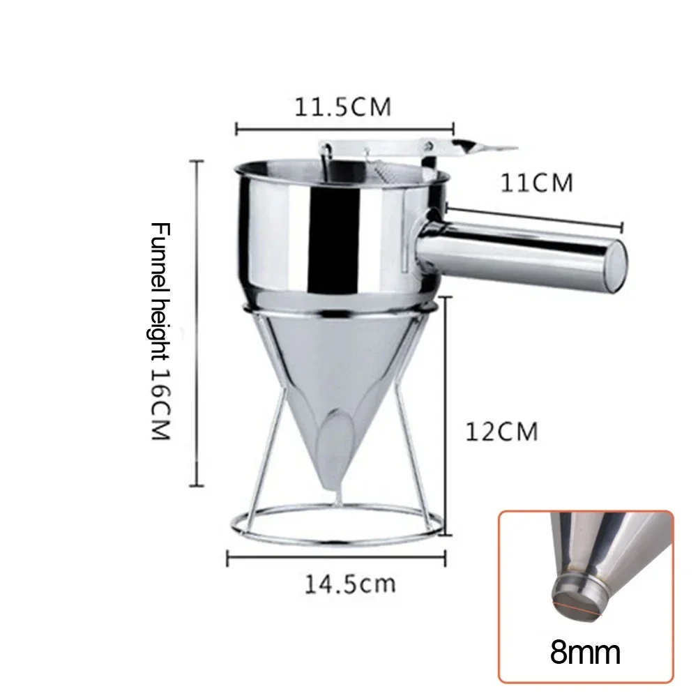 

Baking Tool Pancake Batter Dispenser Baking Activities Long-Term Use Mess-Free Pouring Nozzle Sets Available For Donuts