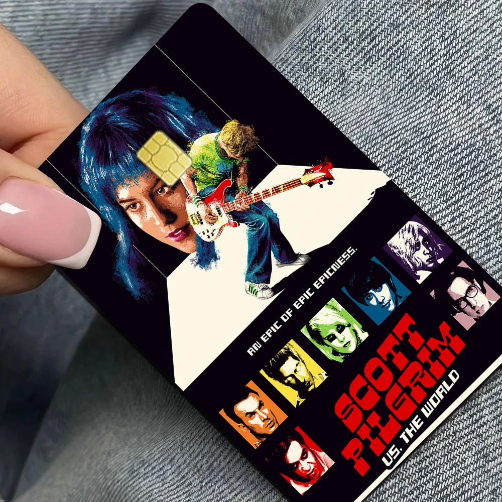 سكوت بيلجريم ضد. حافظة غطاء جلدي لفيلم الرسوم المتحركة من The World Game للجانب الأمامي لبطاقة الخصم الصغيرة والكبيرة بدون رقاقة #4