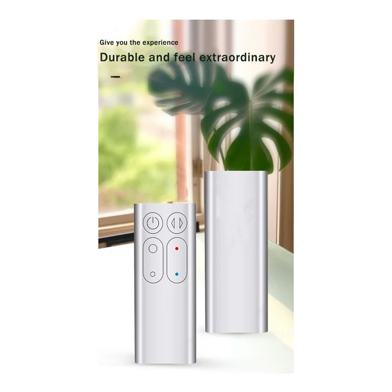 Replacement Remote Control Suitable for Dyson AM04 AM05 Air Purifier Leafless Fan Remote Control Silver HY