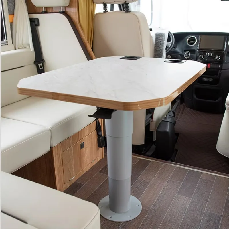 حار بيع العلامة التجارية الجديدة قافلة متنقل تلسكوبي الألومنيوم العربة المنقولة قابل للتعديل Rv الجدول الساق #5