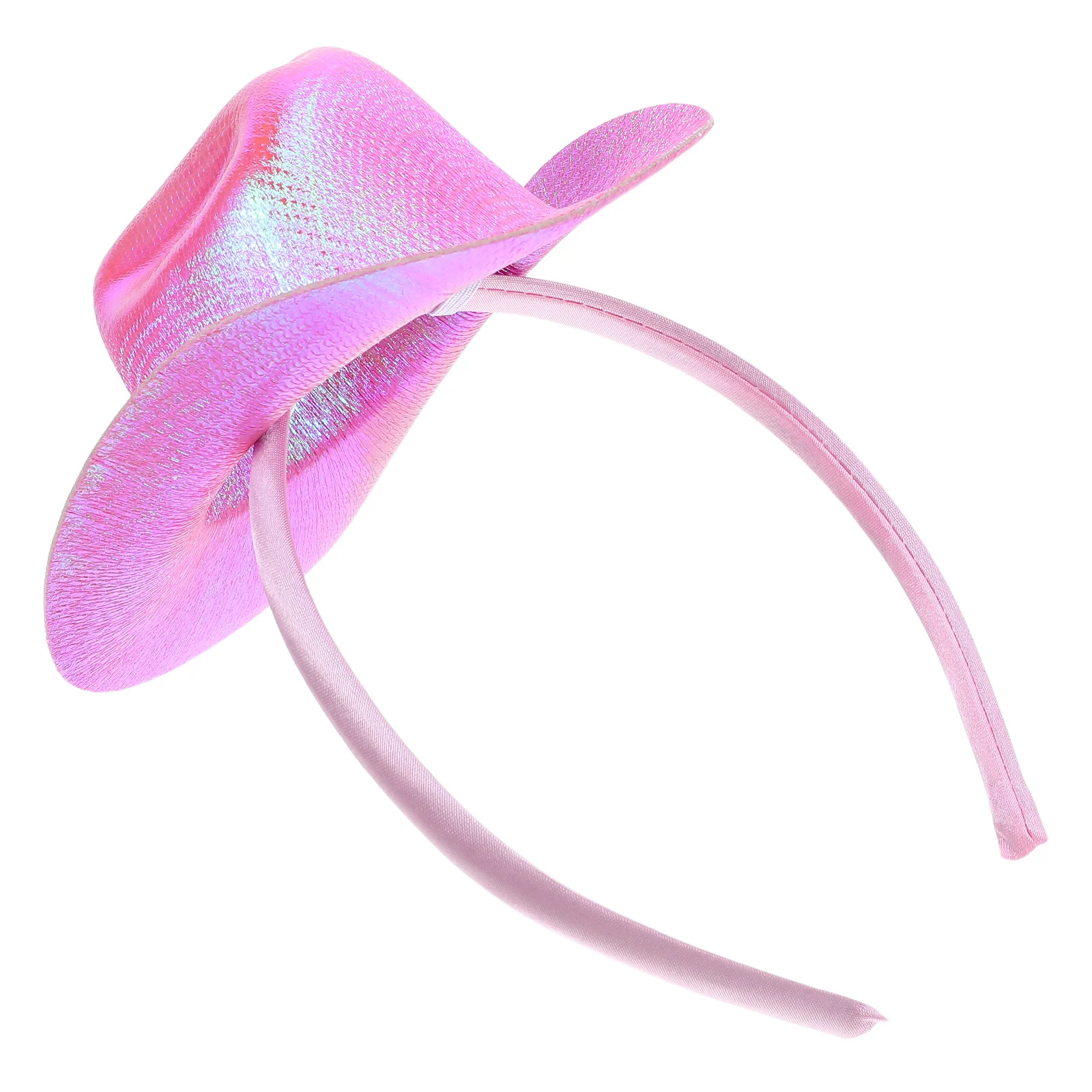 

Cowgirl Headband Western Hat Band For Women Lightweight Party Headpiece Durable Festival Accessories - Mini Cowboy Hat