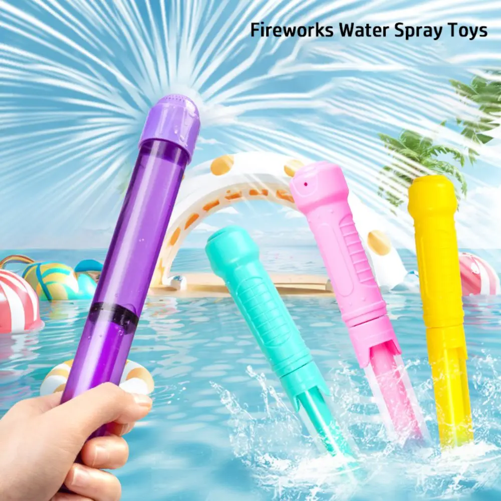 Juguetes de agua en aerosol para salpicaduras, accesorios de pulverización de agua push-pull, juguete de pulverización de agua para exteriores de alta presión de mano