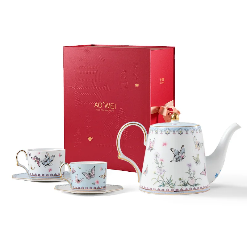 PYH ceramic cup, coffee cup, saucer, high-end exquisite afternoon tea gift box, wedding gift for girlfriends