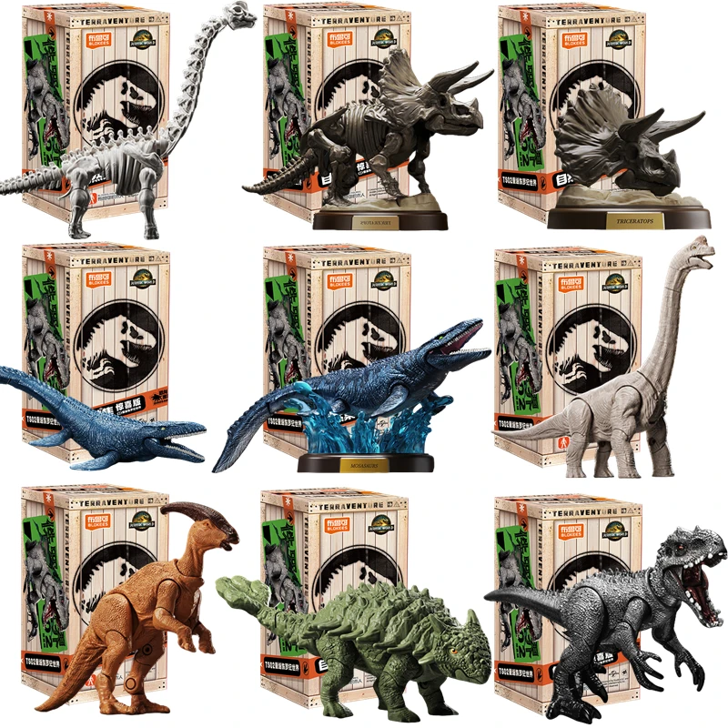 BLOKJES Originele Jurassic World V02 Jurassic Park Dinosaurussen Mosasaurus ‌   TERRAVENTURE Gemonteerd model actiefiguur speelgoedcadeau - afbeelding 2
