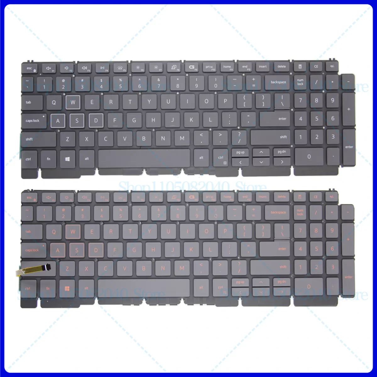 

For Dell G15 Ryzen Master G15 5510 5511 5525 5530 Backlit Keyboard 5515 5520 Used 95 New