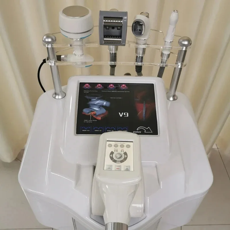 Vela Shape V9 Vacuum RF Slimming Machine Weight Loss Skin Tightening Face Lifting Machine