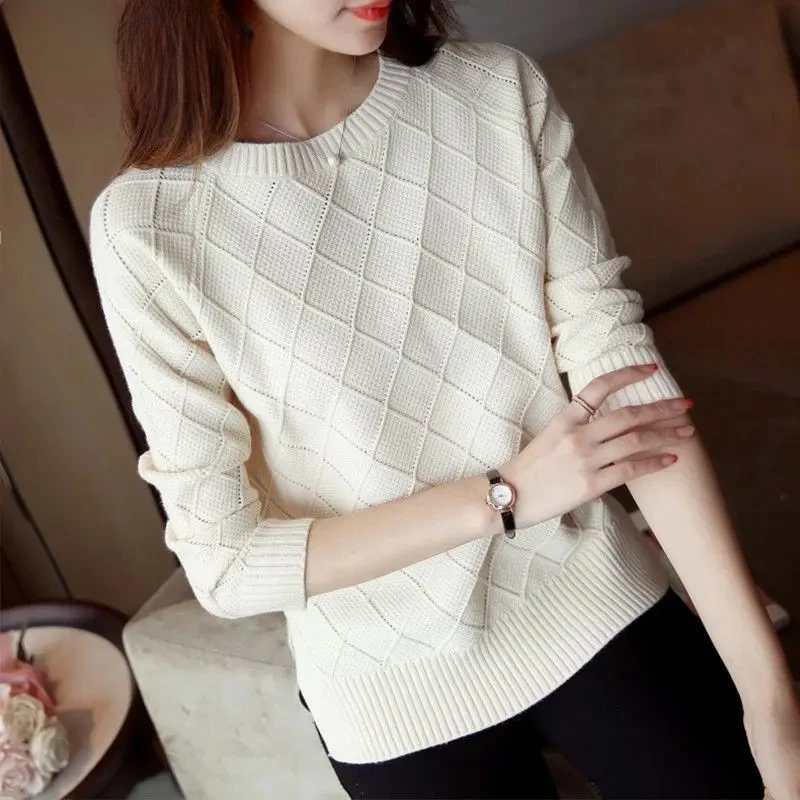 

Autumn Winter Basic Turtleneck Knitted Bottoming Warm Sweaters Women's Pullovers Long Sleeve Pullover Jumper Tops