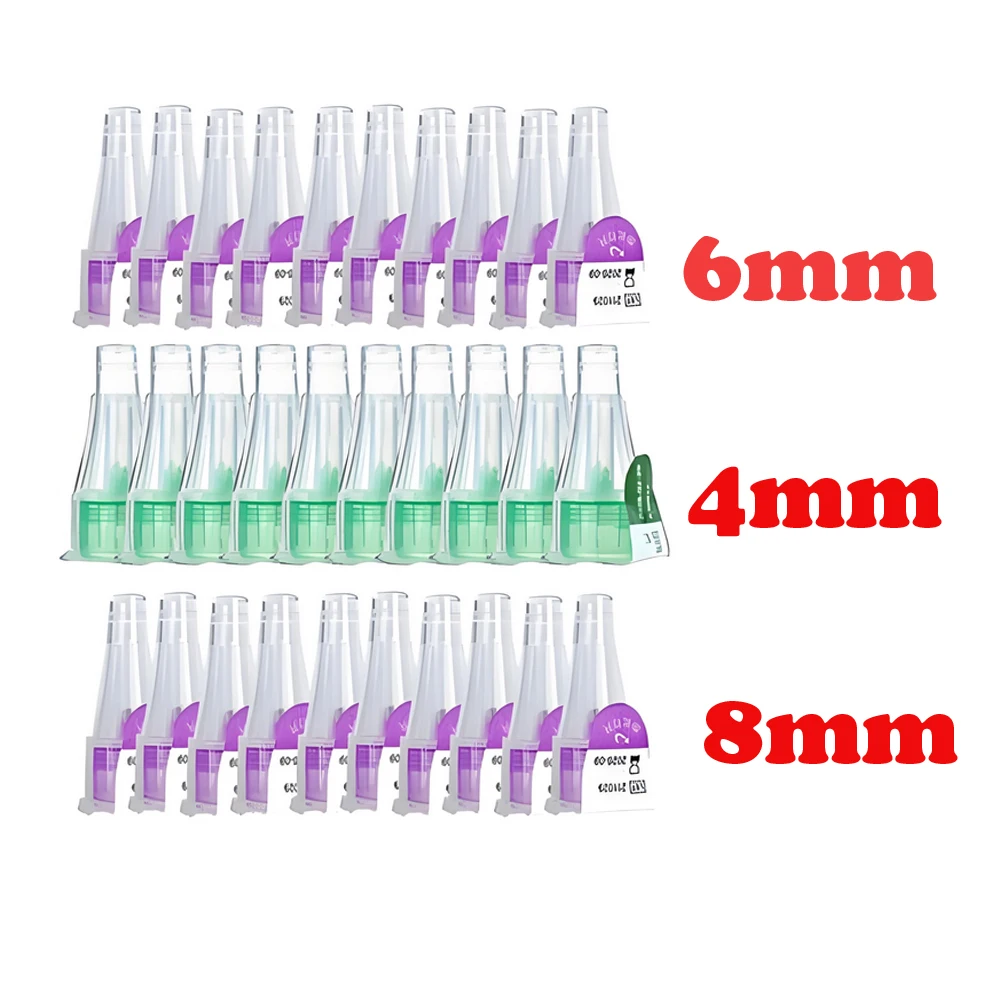 1 Set 60U Reusable Injection Pen 10pcs Bottles 10pcs Tips Plastic Peptide Pens Magic Pens for 3ml Cartridge With Portable Case