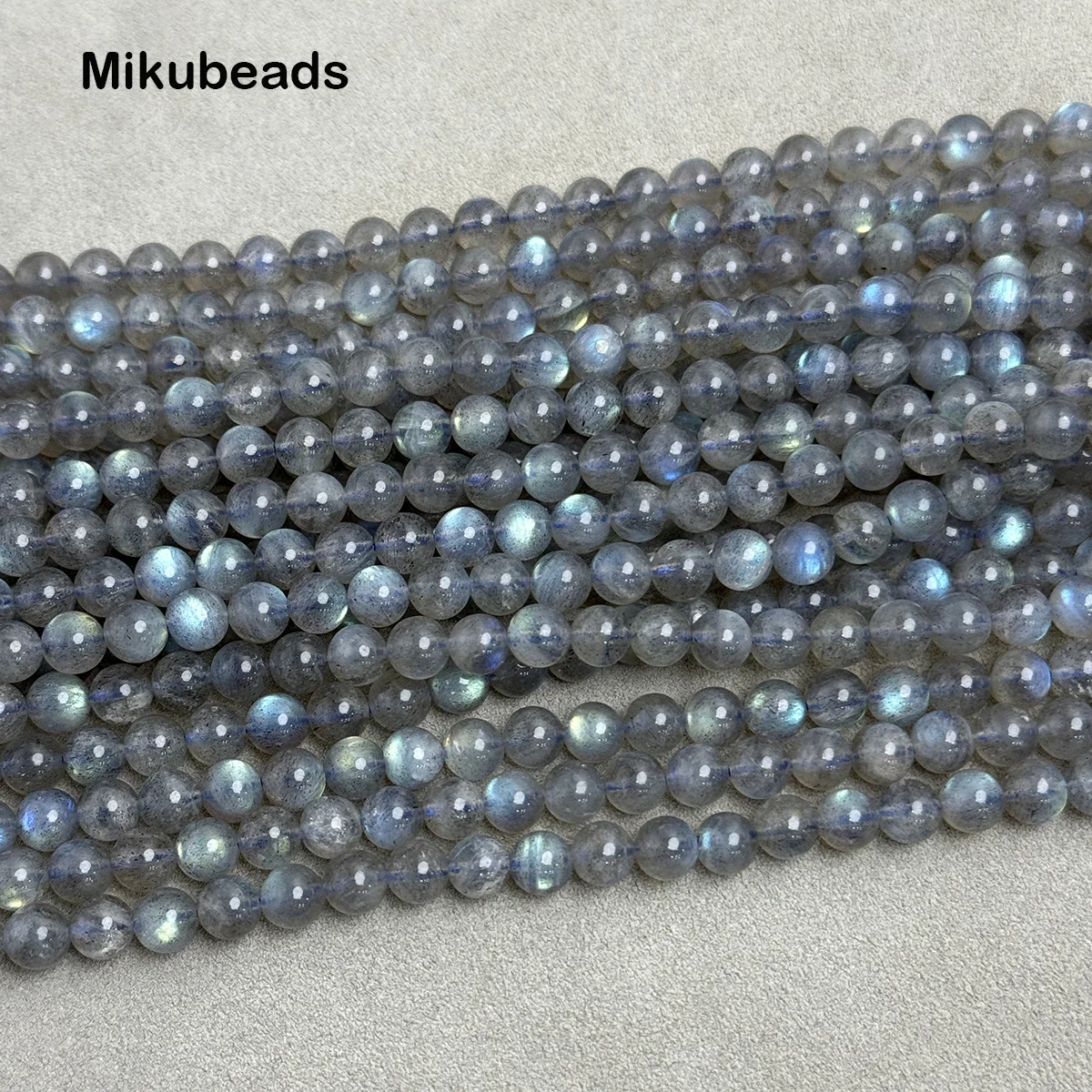 Wholesale Natural 6mm A+ Madagascar Labradorite Smooth Round Loose Beads For Making Jewelry DIY Stone Necklace Bracelet