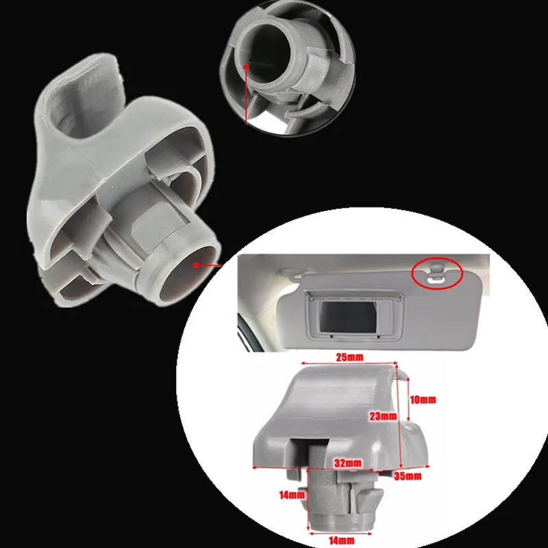 

Car Sun Visor Bracket Hook Clip For Toyota Sun Visor Bracket Hook Clip 2 Pcs Car Sun Visor Clip Holder Hook Bracket Hanger