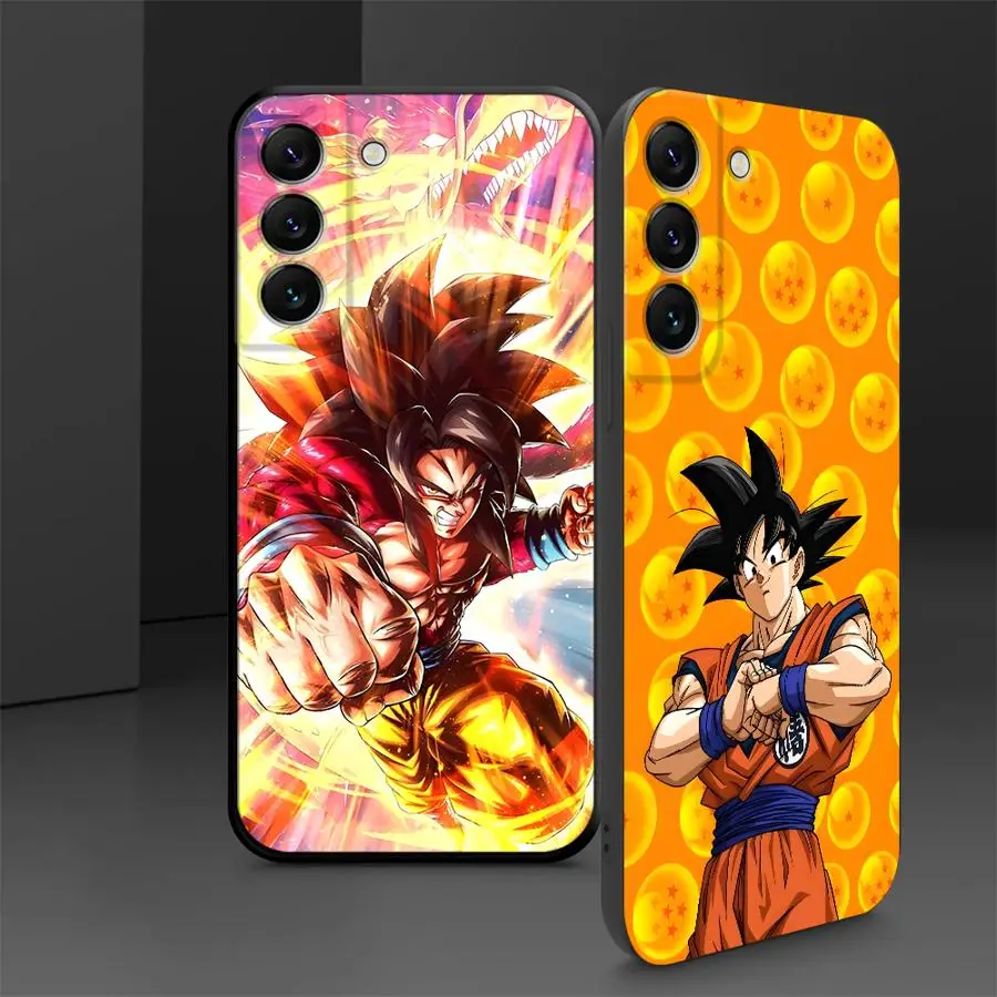 

Black Soft Shell Phone Case for Samsung Galaxy A12 A03 A15 A06 A14 A16 A20s A04s A05s A10S A70 A50 A05 A13 A02s Dragon Ball