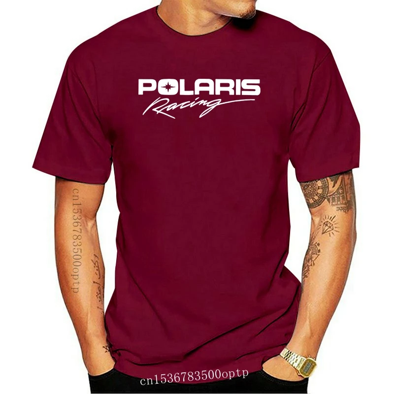 New POLARIS RACING HIGH-QUALITY T-SHIRT backfront PRINTING  2 DAYS SALE!