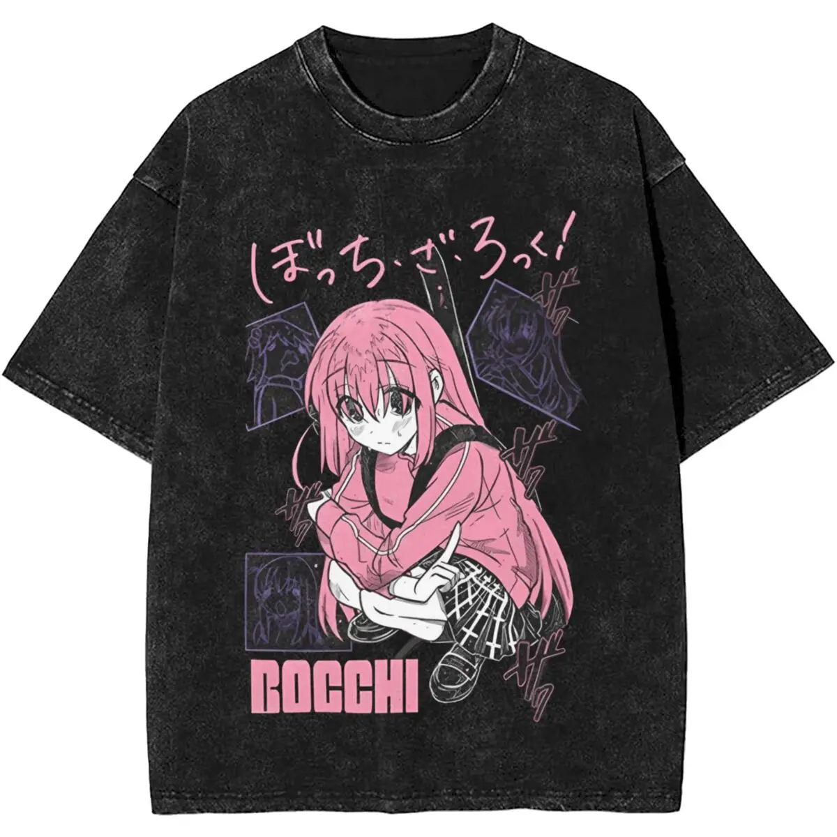 Men's Power Anime Acid Vintage Makima Tเสื้อPochita Denjiเสื้อผ้าชายหาดStreetwearเสื้อยืดCrewneck Cool Teeเสื้อราคาถูก