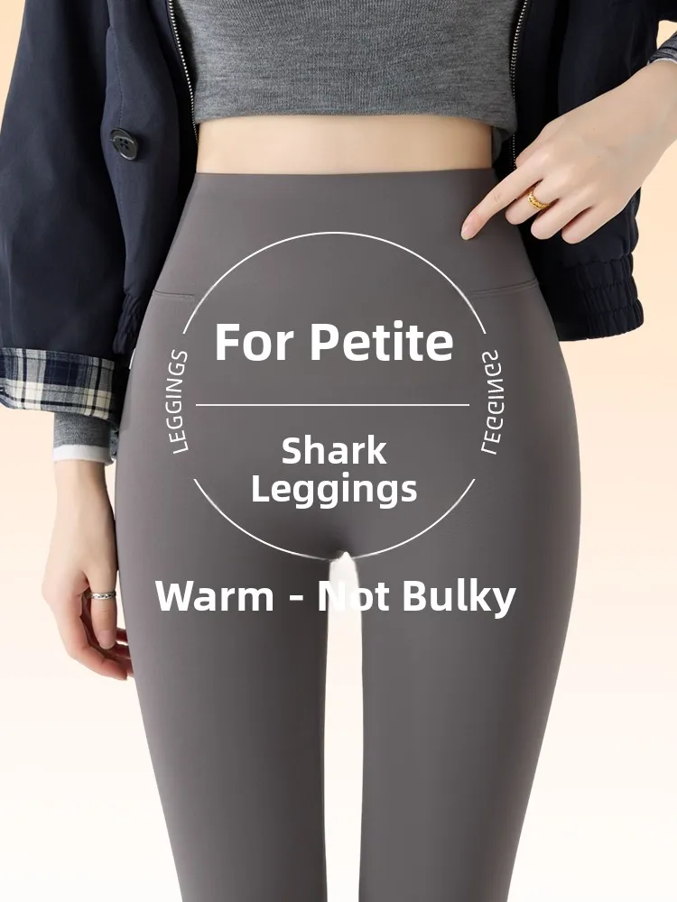 

Теплые эластичные брюки для йоги на подкладке для женщин, зимняя верхняя одежда, обтягивающие, против морщин, визуальное усиление