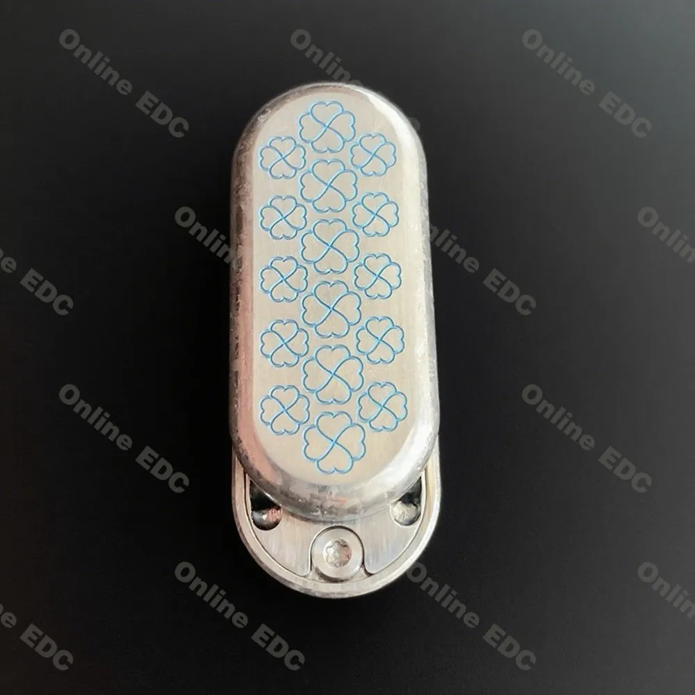 Giocattoli EDC usati Dz TopB San Valentino Limited Blue Push Slider Cristallo Titanio Ansia Giocattoli Agitarsi Giocattoli per adulti