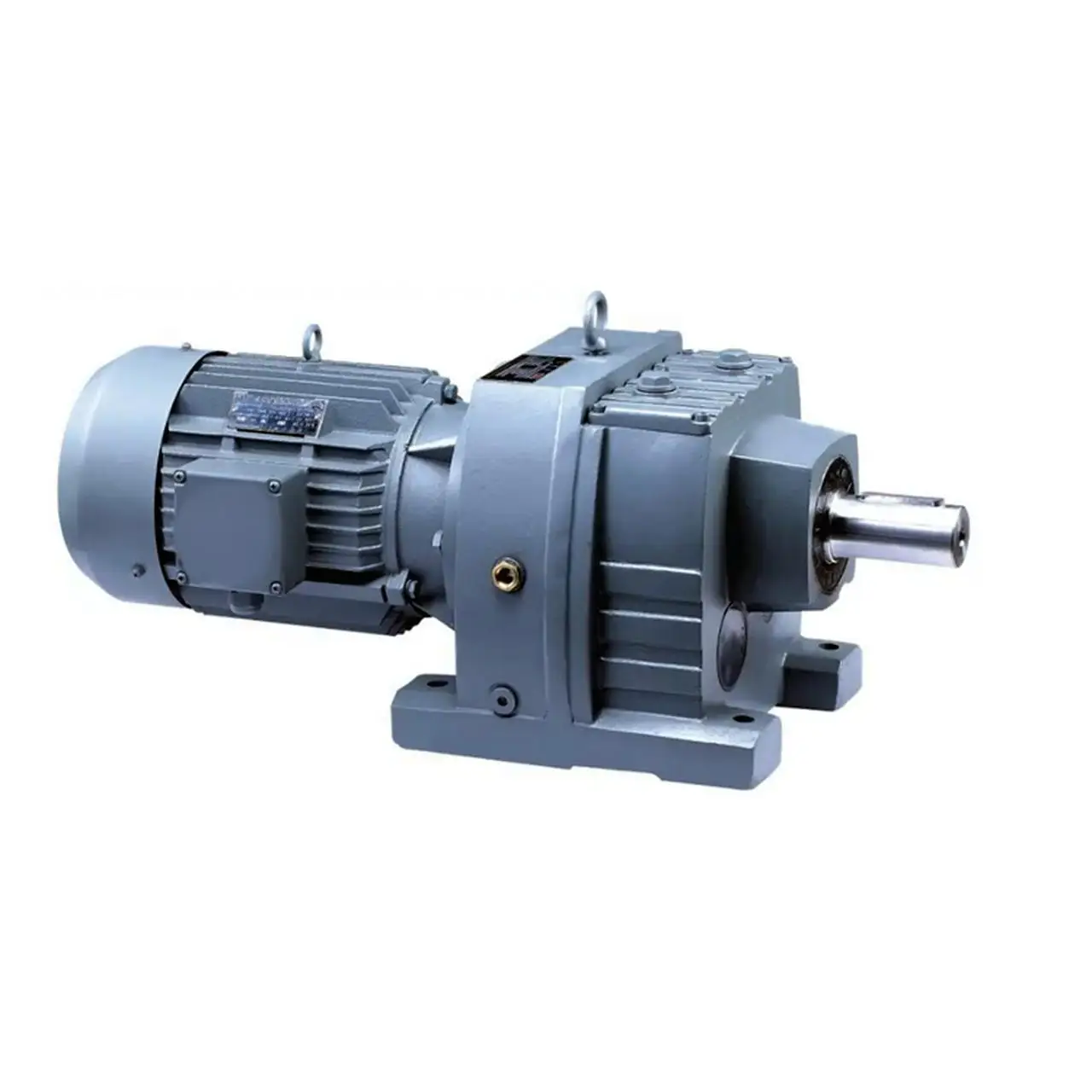 R Series R67 1.5KW عملية مستقرة حلزونية نوع مخفض أفقي بيع المصنع مباشرة مخفض حلزوني