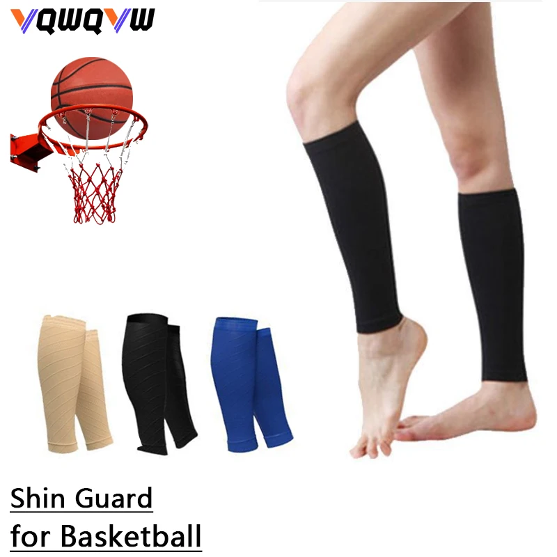 1Pair Shin Guard Compression Calf Sleeves for Shin Splints, Varicose Veins, Arthritis, Sprains, Running, Cycling ,Men and Women