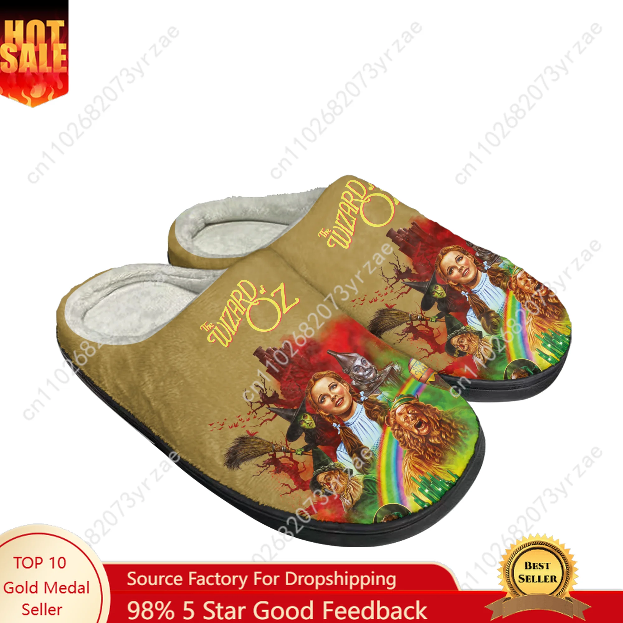 

Хлопковая обувь «Волшебник страны Оз», семейные тапочки, мужские и женские подростковые высококачественные плюшевые домашние повседневные теплые тапочки, тапочки на заказ