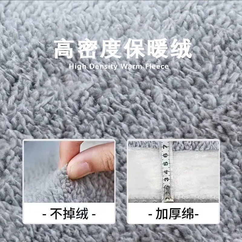 Winter Electric Bike Windshield Cover Thickened Fleece Windproof Motorcycle Sweetheart with Large Pocket