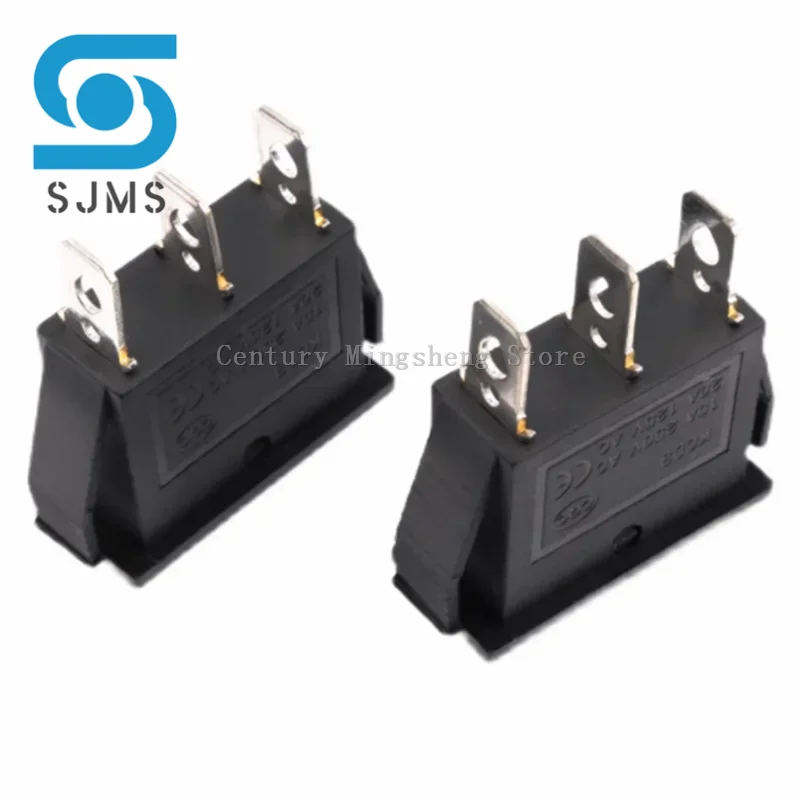 2PCS KCD3 220V ON/OFF SPST 13.5*31MM Rocker Switch Single Pole Single Throw 2 Position 20A 125VAC With LED Light