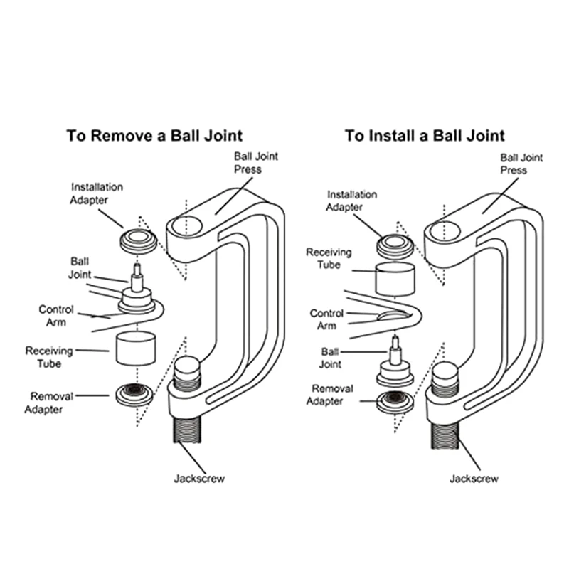 10 Piece 4-In-1 Ball Joint Puller Ball Joint Extractor Tool Set