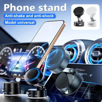 Double Side Magnetic Suction Cup Phone Bracket Foldable Kitchen Lazy Phone Bracket For iPhone Android Smart phone