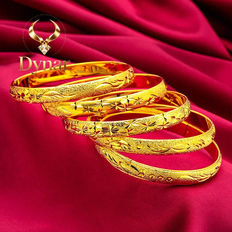 

Dynar Jewelry 24K gold clasp star bracelet | AU999 full gold, 8MM wide-faced diamonds are as bright as the galaxy, the party