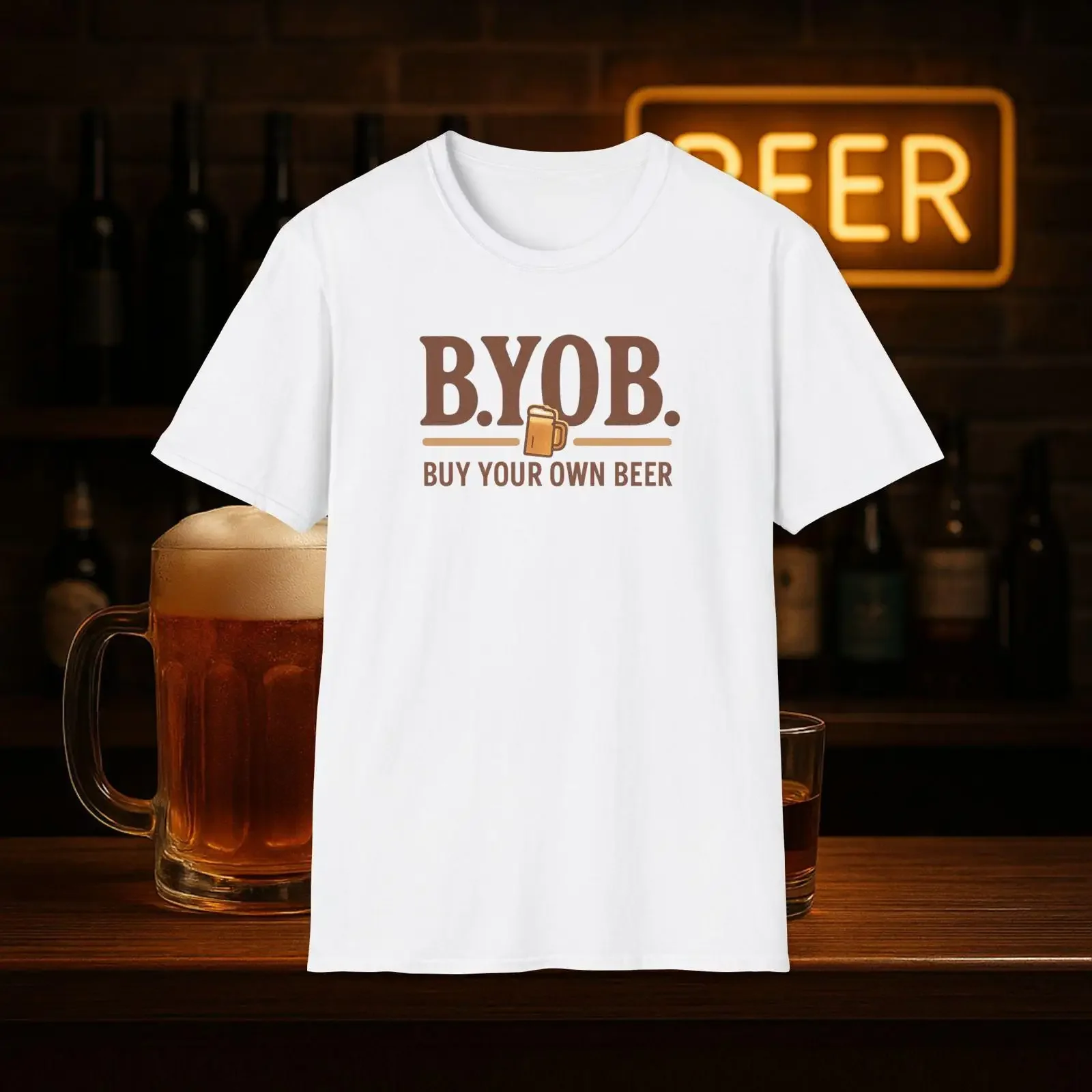 Drinking Humor T Shirt Funny Beer Buy Your Own Lover Party Sarcastic vintage Washed streetwear Breathable homme fashion