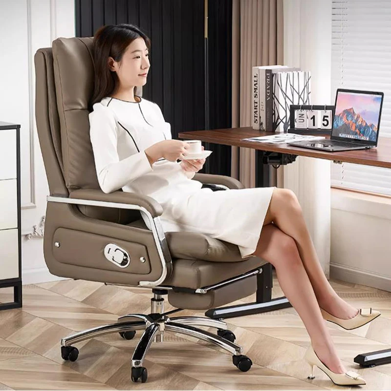 Mobile Ergonomic Office Chairs Computer Modern Meeting Sedentary Office Chairs Recliner Boss Furniture Chaise De Bureaux LLOC