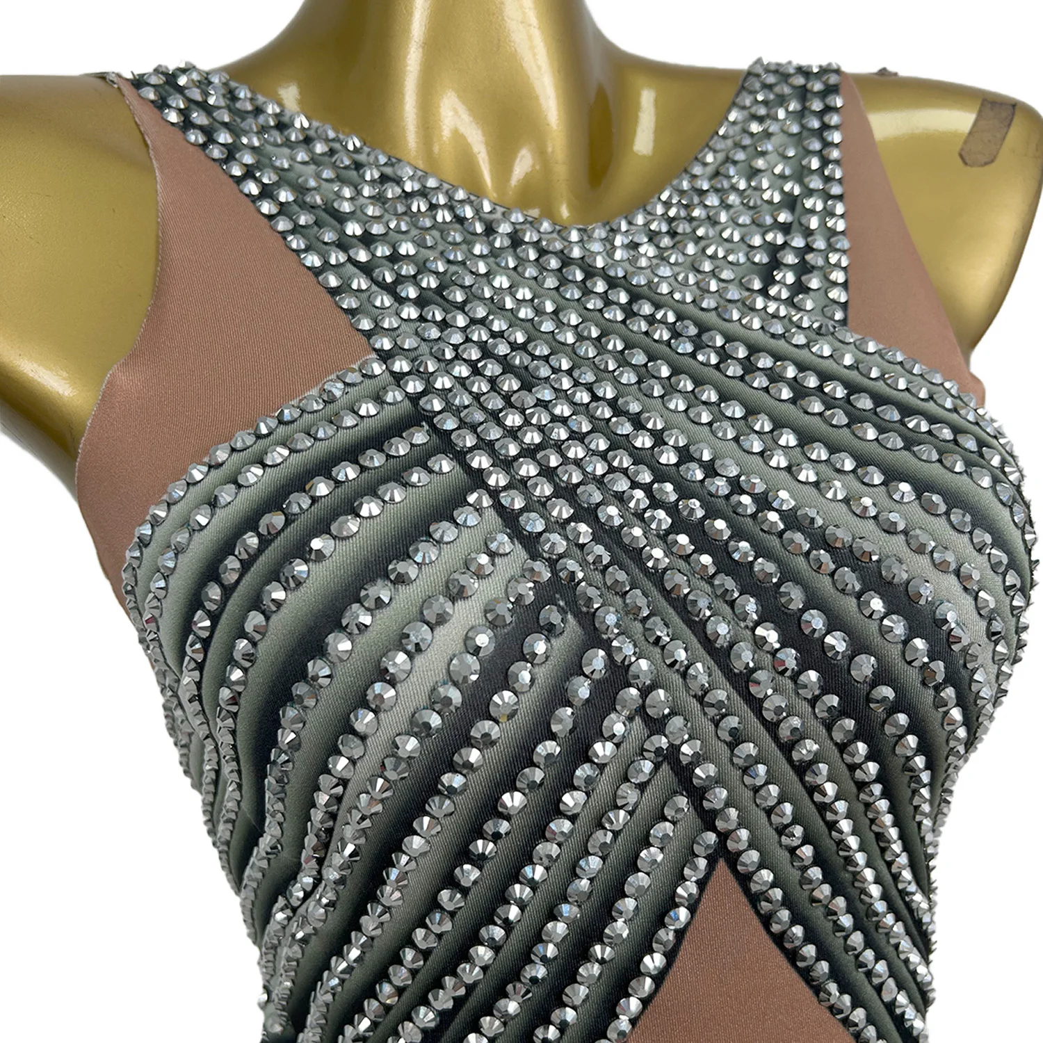 แฟชั่นชายหาดJumpsuitกางเกงขาสั้นเงาWillowเล็บกางเกงขาสั้นPole Dance Acrobaticsประสิทธิภาพไนท์คลับClub PartyชุดHaidai