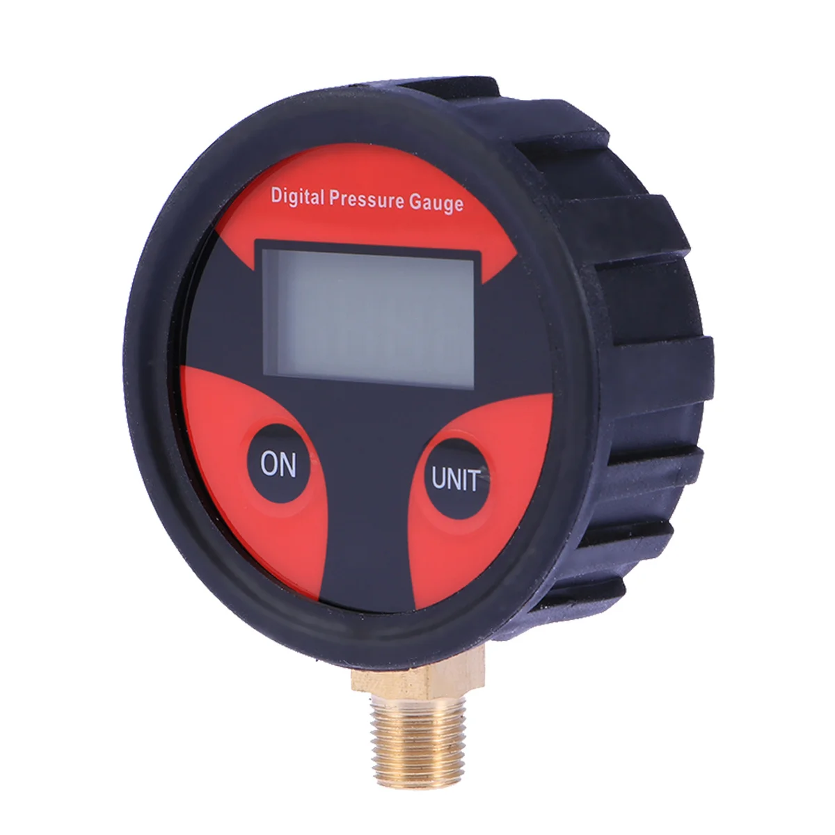 

Digital Pressure Gauge Accurate Measurement with Backlit LCD Psi Bar Kg Kpa for All Vehicles Black Red Digital Pressure Gauge