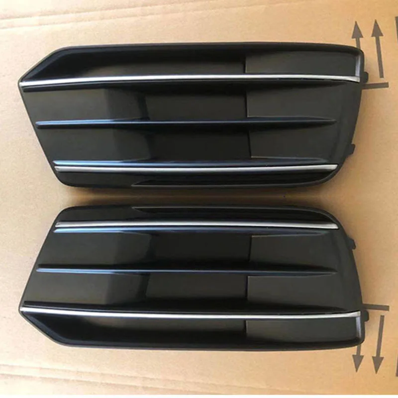 Voor Audi Q5 S-line mistlamp frame 2018 2019 2020 honingraat acc cover racing grills cover onderste mesh - afbeelding 1