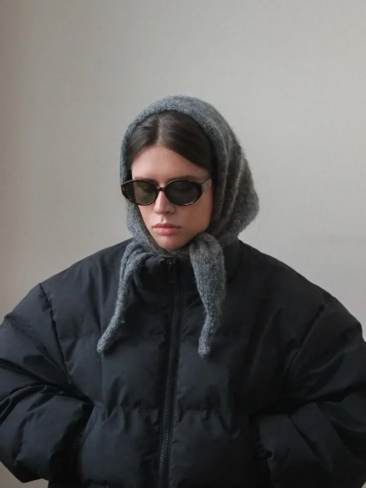 100% الصوف الشتاء وشاح للنساء طويل دافئ أوشحة كشميرية الحجاب الصلبة سيدة شال التفاف الإناث الباشمينا باندانا وشاح الرأس جديد #2