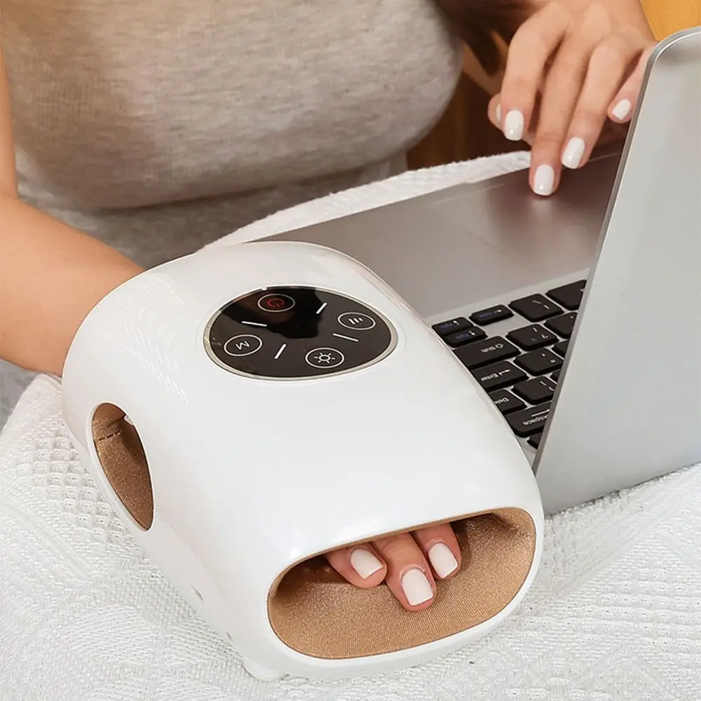 

Беспроводной ручной массажер с функцией нагрева, горячий компресс для акупунктурных точек, подушка безопасности, ручной массажер, 3 режима, пресс для полной упаковки