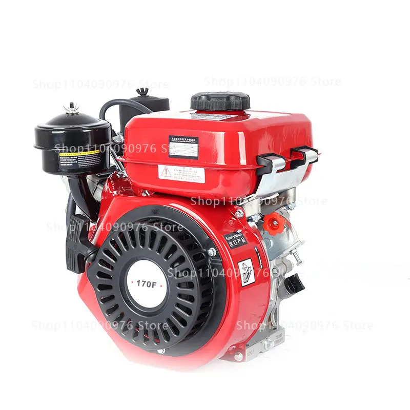Motor 170F, tanque de combustible grande, motor de cuatro tiempos adecuado para pulidor, trilladora de máquina colgante de barco