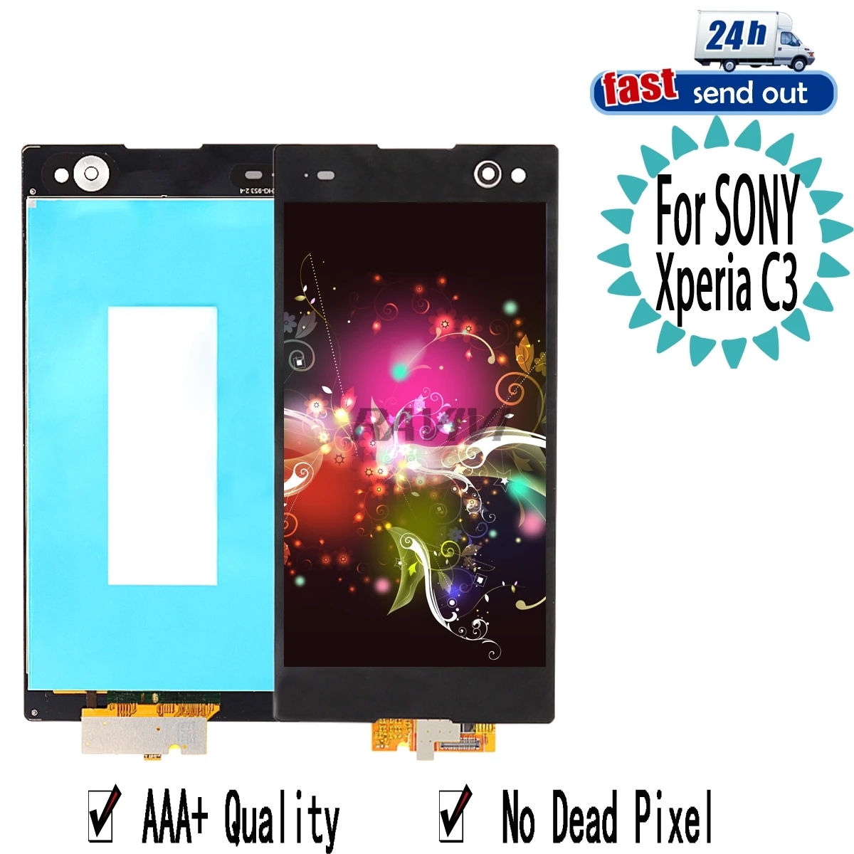 

C3 LCD For Sony Xperia C3 LCD Display Touch Screen Digitizer Assembly Replacement For Sony Xperia C3 D2533 D2502