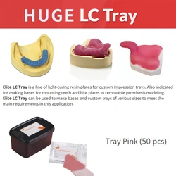 Dental Light Curing Custom Base Plate Material Elite LC Tray Laboratory Individual Modeling Composite Zhermack Resin Products